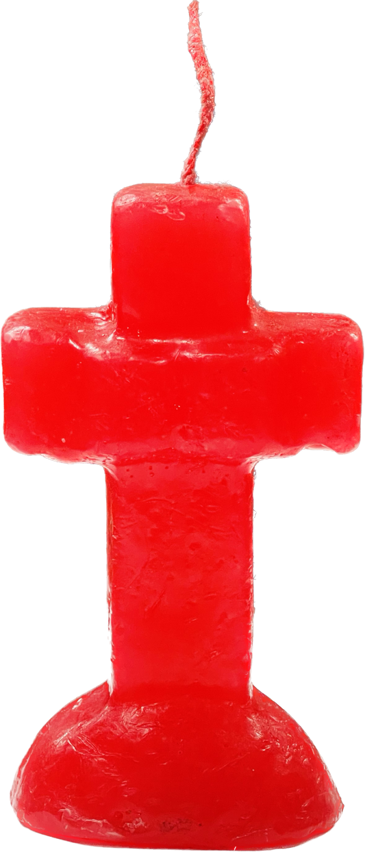 Vela Figura Cruz Roja