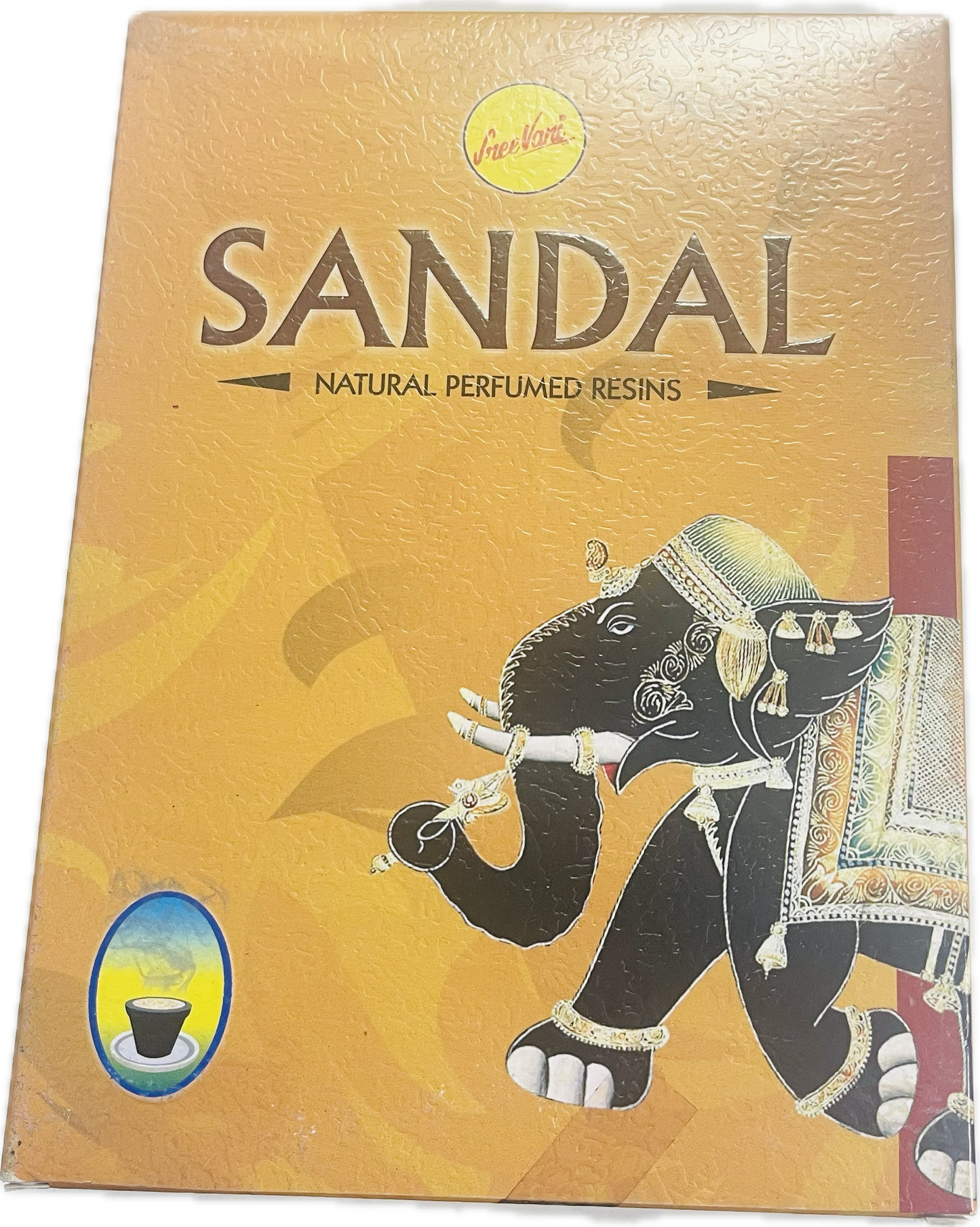 Sandal Natural Perfumed Resin Incense Cup (Freevani)
