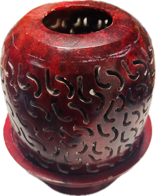 Incense Burner Dark Red 40007