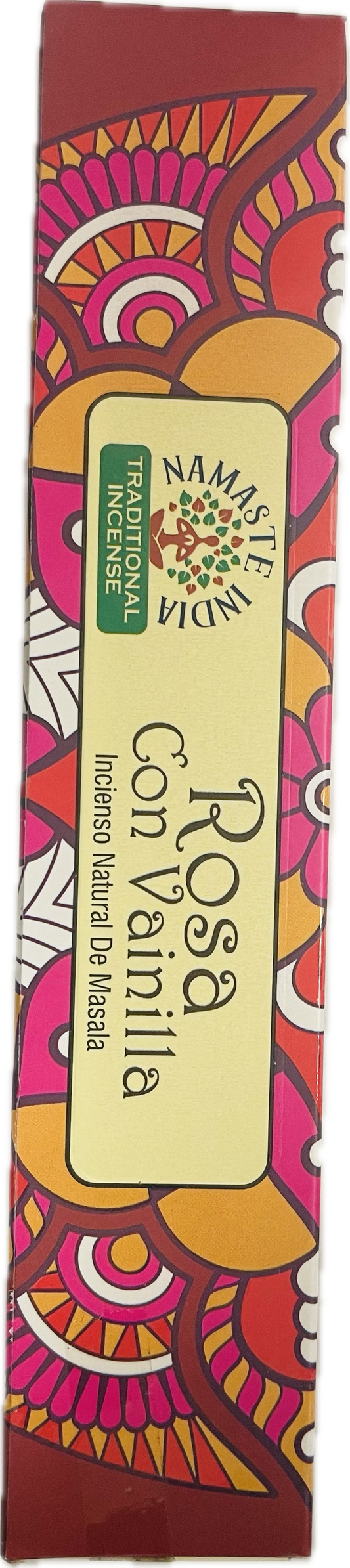 Namaste India Incencio Varita Rosas Con Vanilla