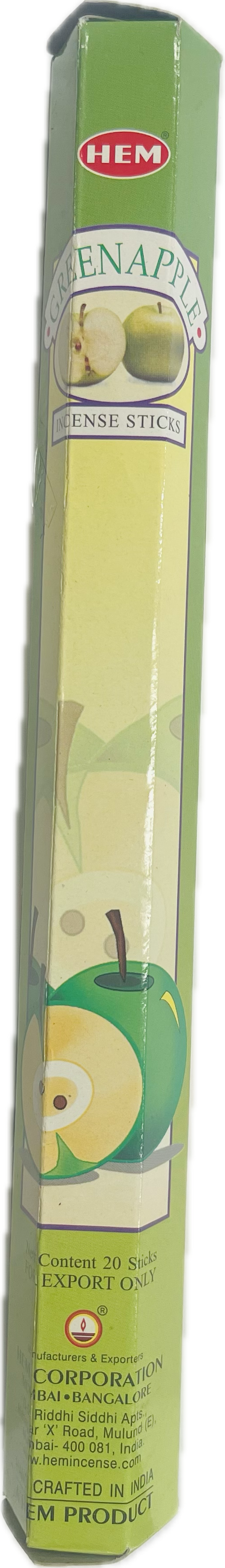 Incienso Varita Green Apple (Hem)