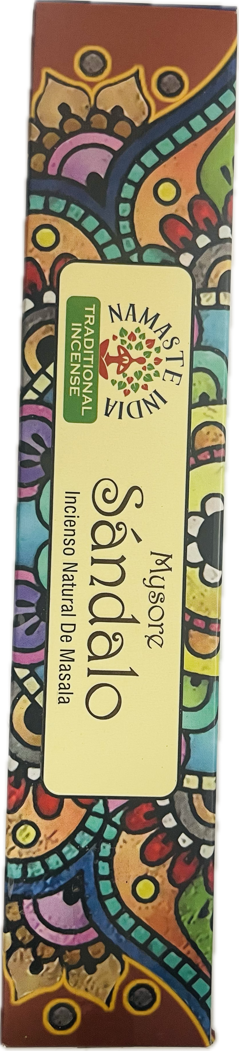 Namaste India Incensio Varita Mysore Sandalo