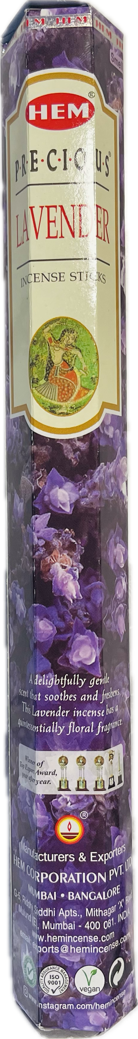 Incienso De Barita Precious Lavander (Hem)