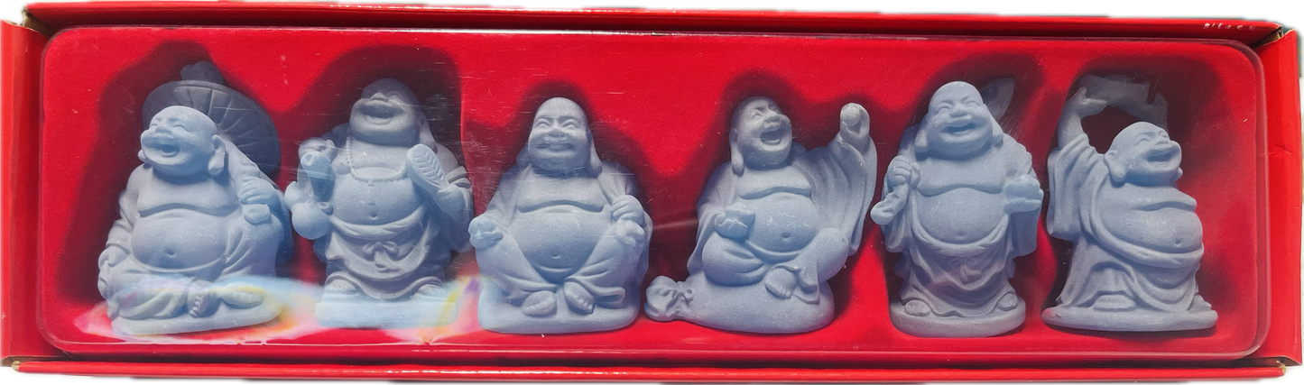 Frosted Acrylic Feng Shui Buddha Blue