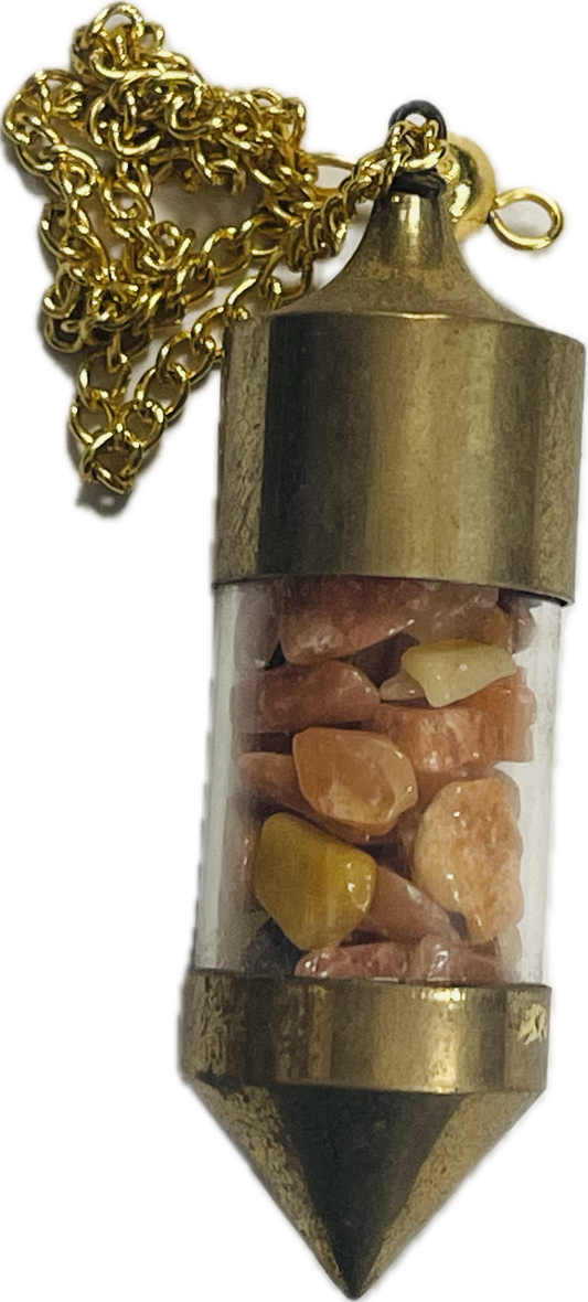 Golden Pendulo Carnelian