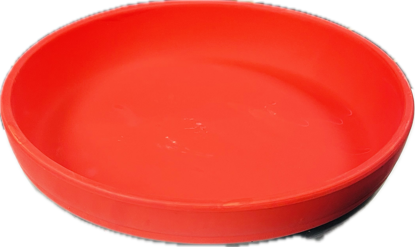 Plato Rojo De Barro Grande