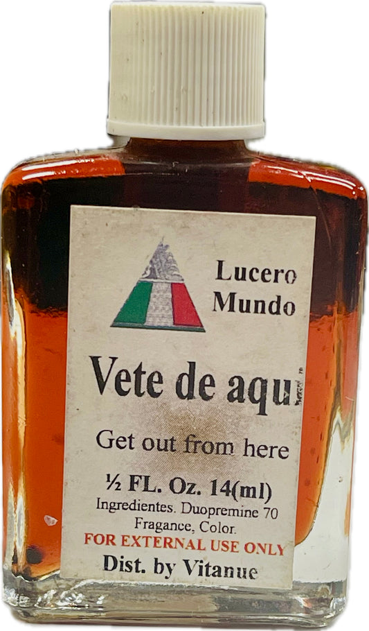 Ac. Vete De Aqui/oil Get Out From Here 1/2 Oz Bote Cuadrado