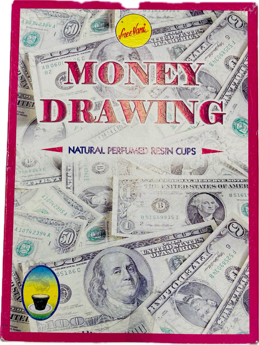 Money Drawin Natural Resin Incense Cup