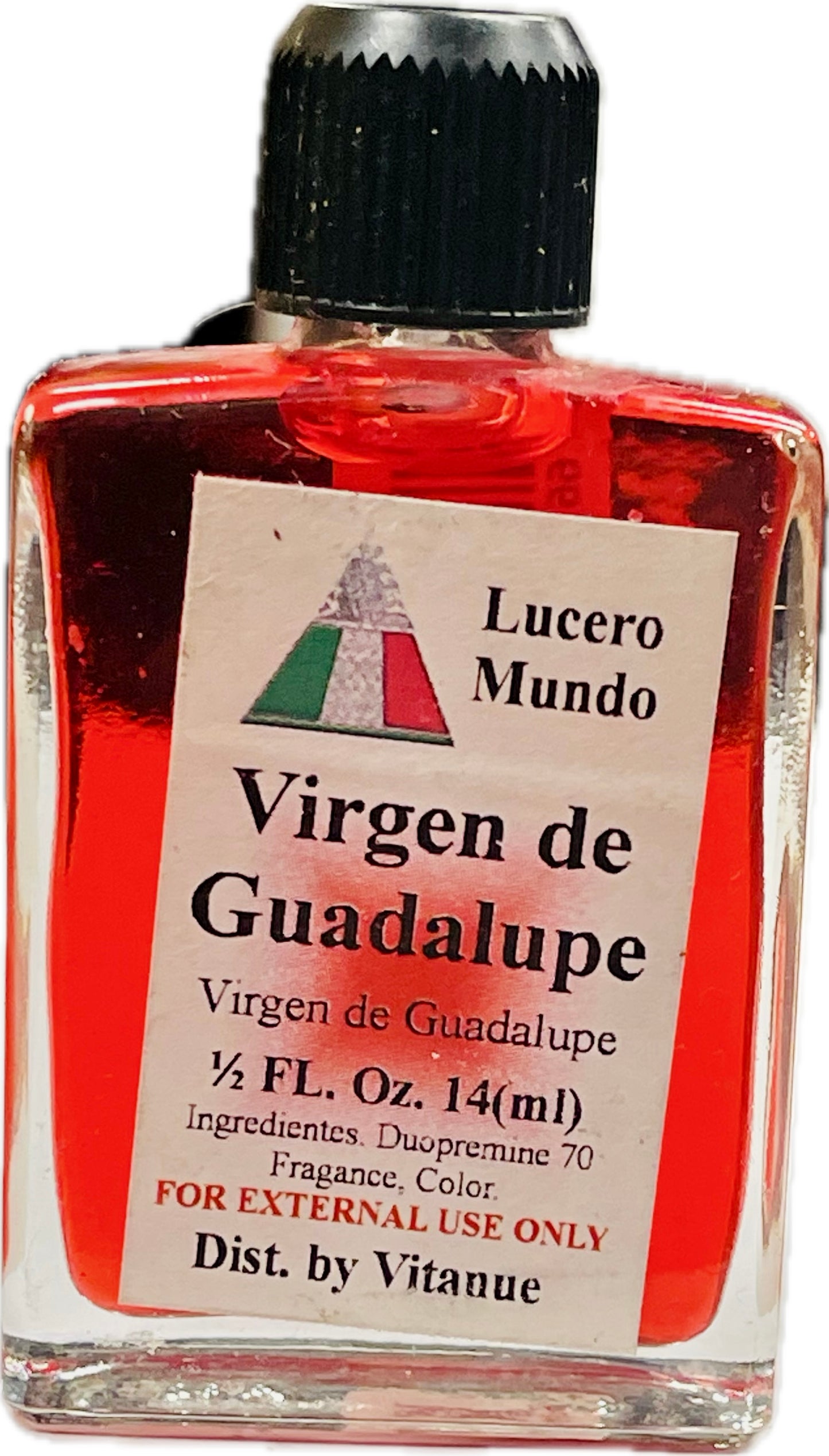 Aceite Virgen De Guadalupe /0.5 Oz Bote Cuadrado