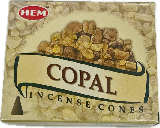 Incencio Copal Cones hem
