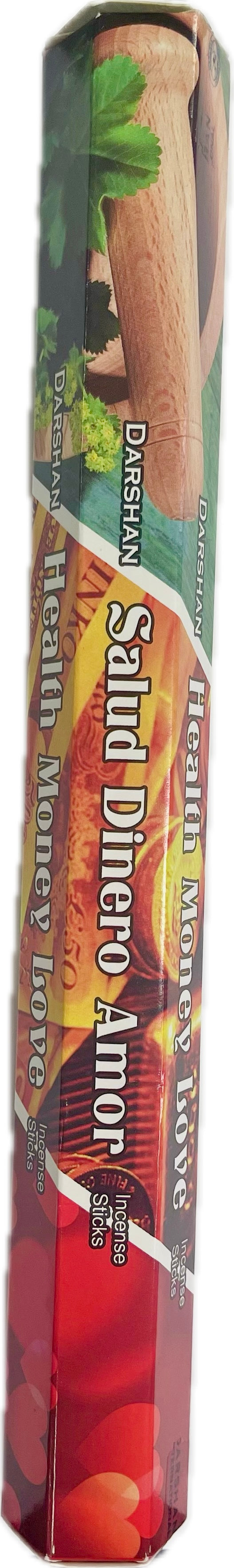 Incienso Varita Salud Dinero Y Amor (Darshan)