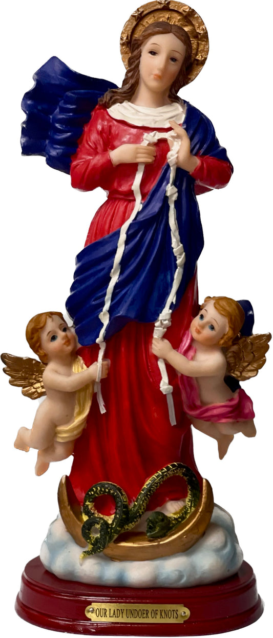 Estatua Virgen Desatanudos 9" Love Gifts