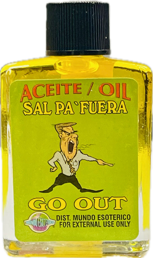 Aceite Sal Pa Fuera /go Out Oil 0.5 0z Bote Cuadrado