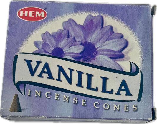 Incenso Cones Vanilla