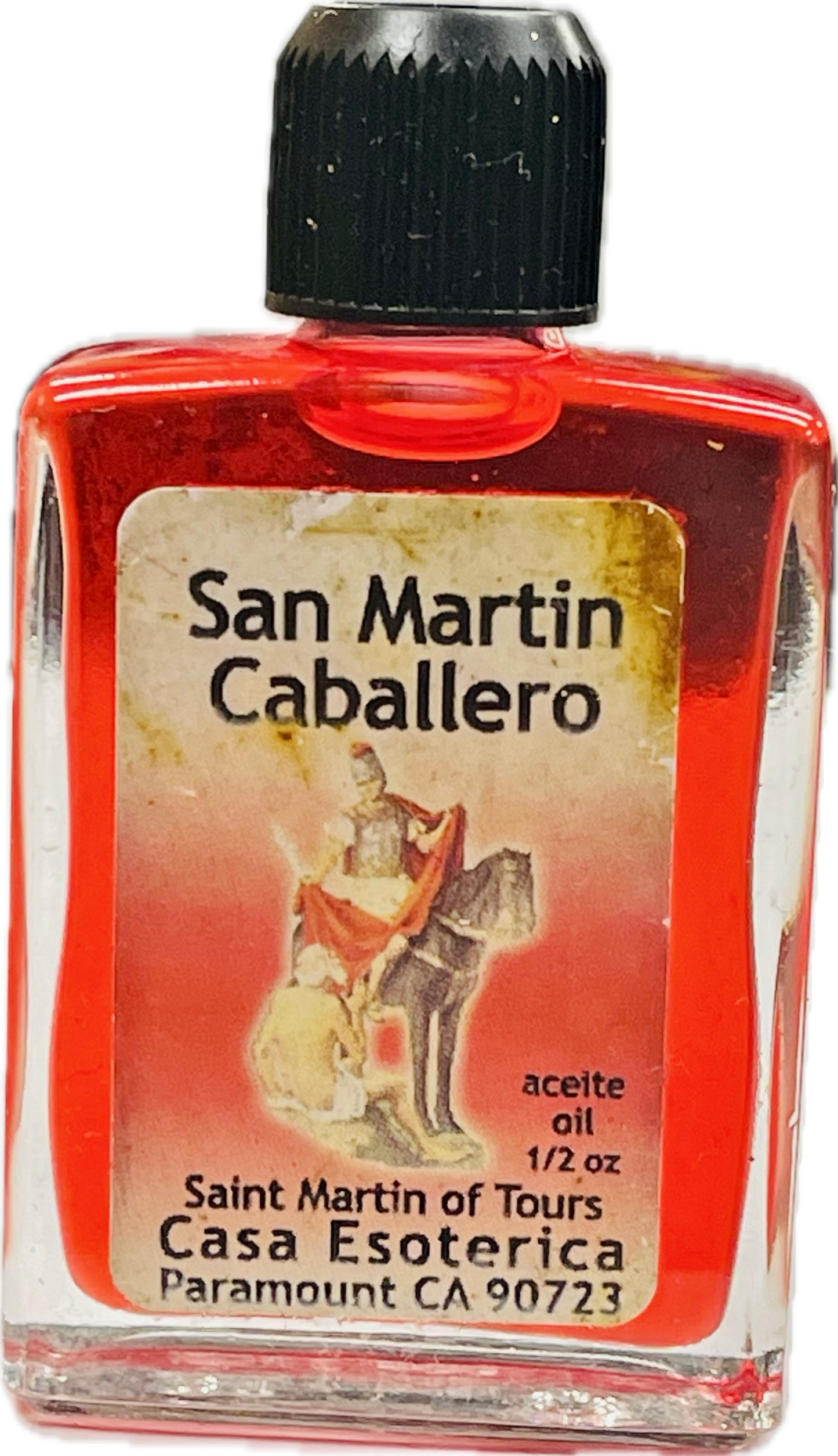 Aceite San Martin Caballero 0.5 Onz Bote Cuadrado