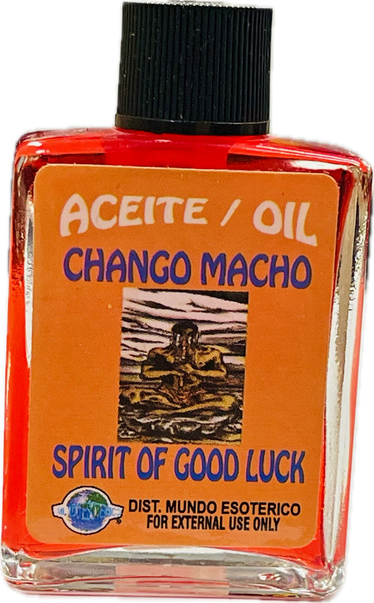 Aceite Chango Macho 0.5 Onz/bote Cuadrado