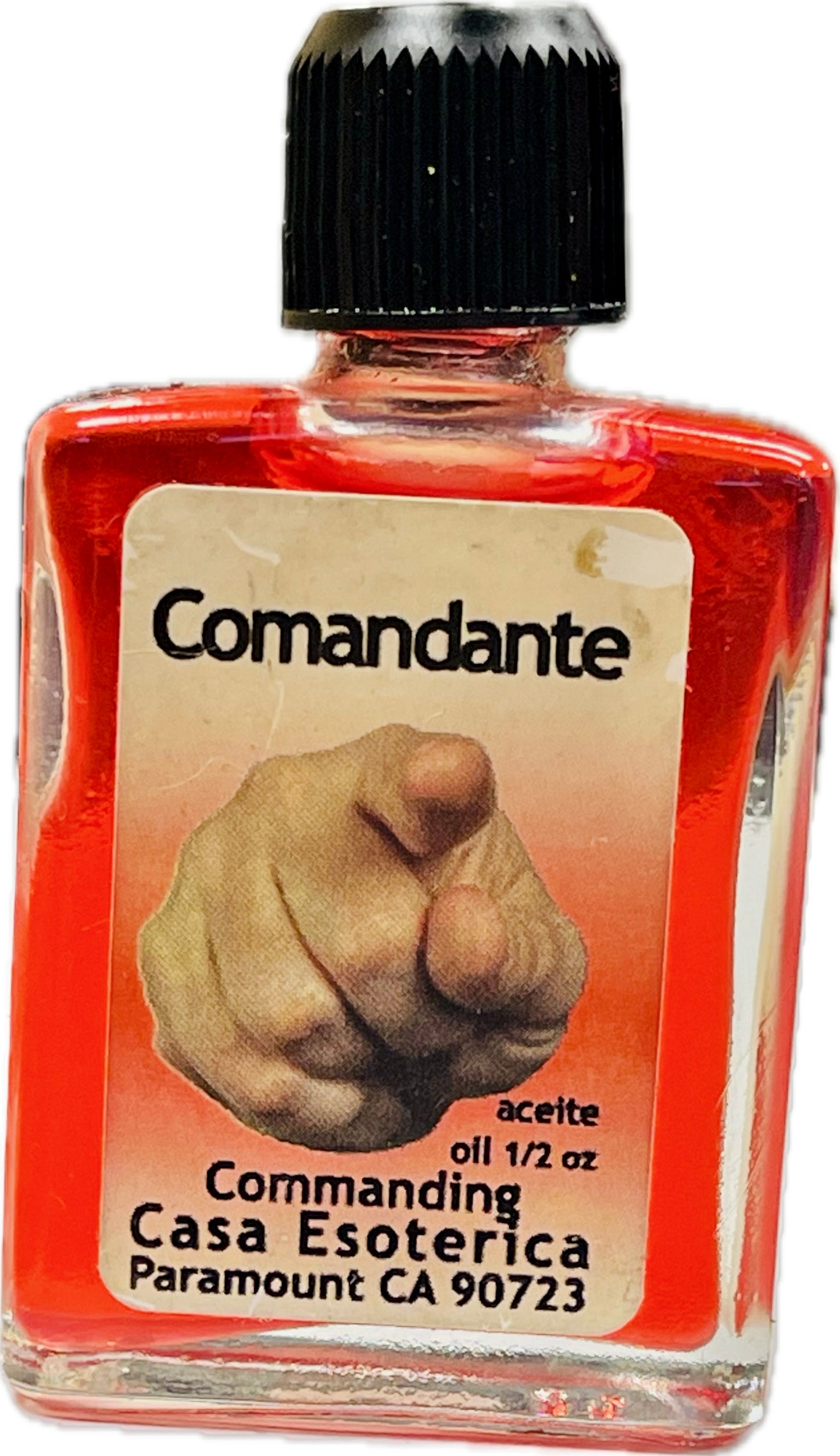 Aceite Comandante 0.5 Onz Bote Cuadrado