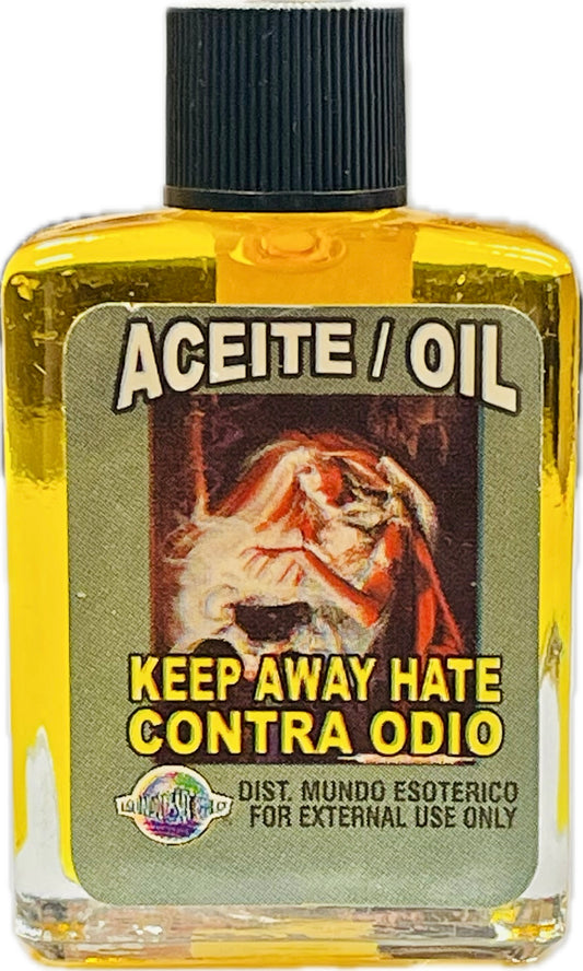 Ac. Contra Odio/ Keep Away Hate Oil 0.5 Oz Bote Cuadrado