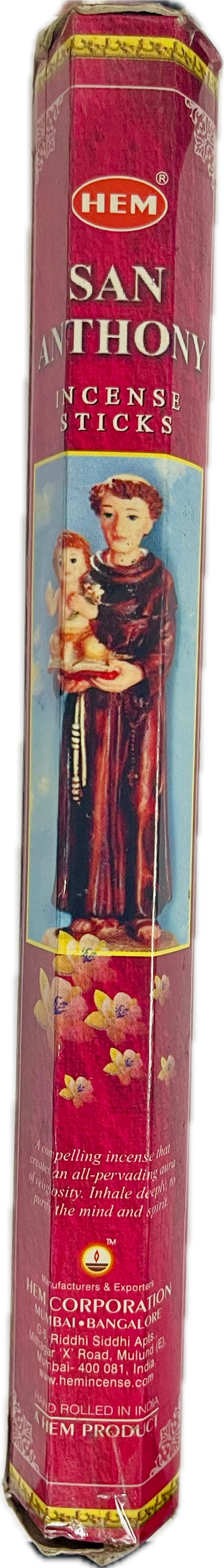 Incienso Varita San Antonio (Saint Anthony) (Hem)