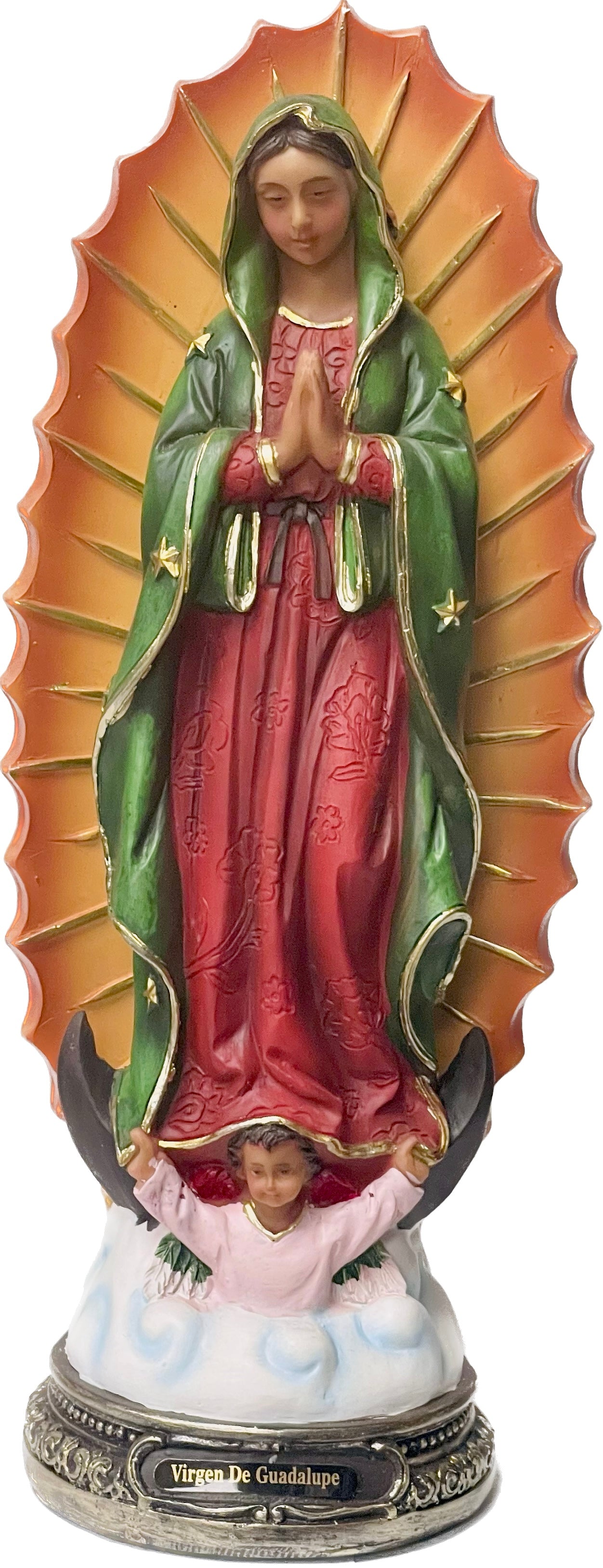 Estatua Virgen Guadalupe 12" (Santuario)