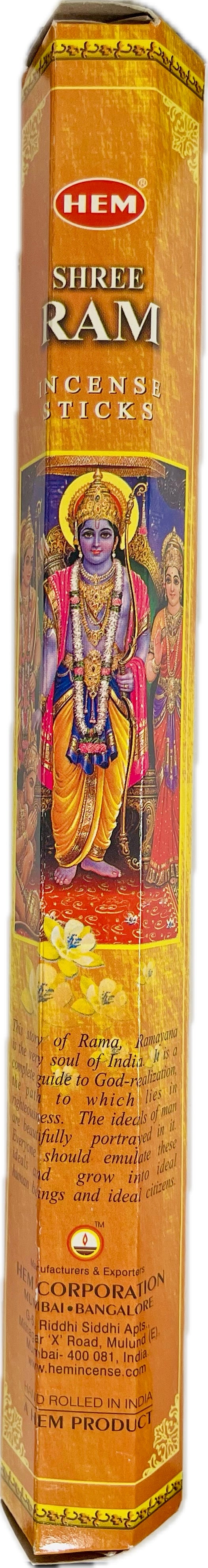 Incensio Varita Shree Ram