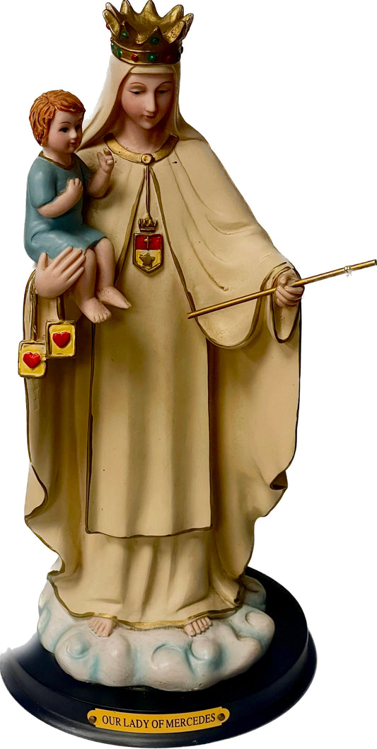 Virgen De La Mercedes 12 Inches