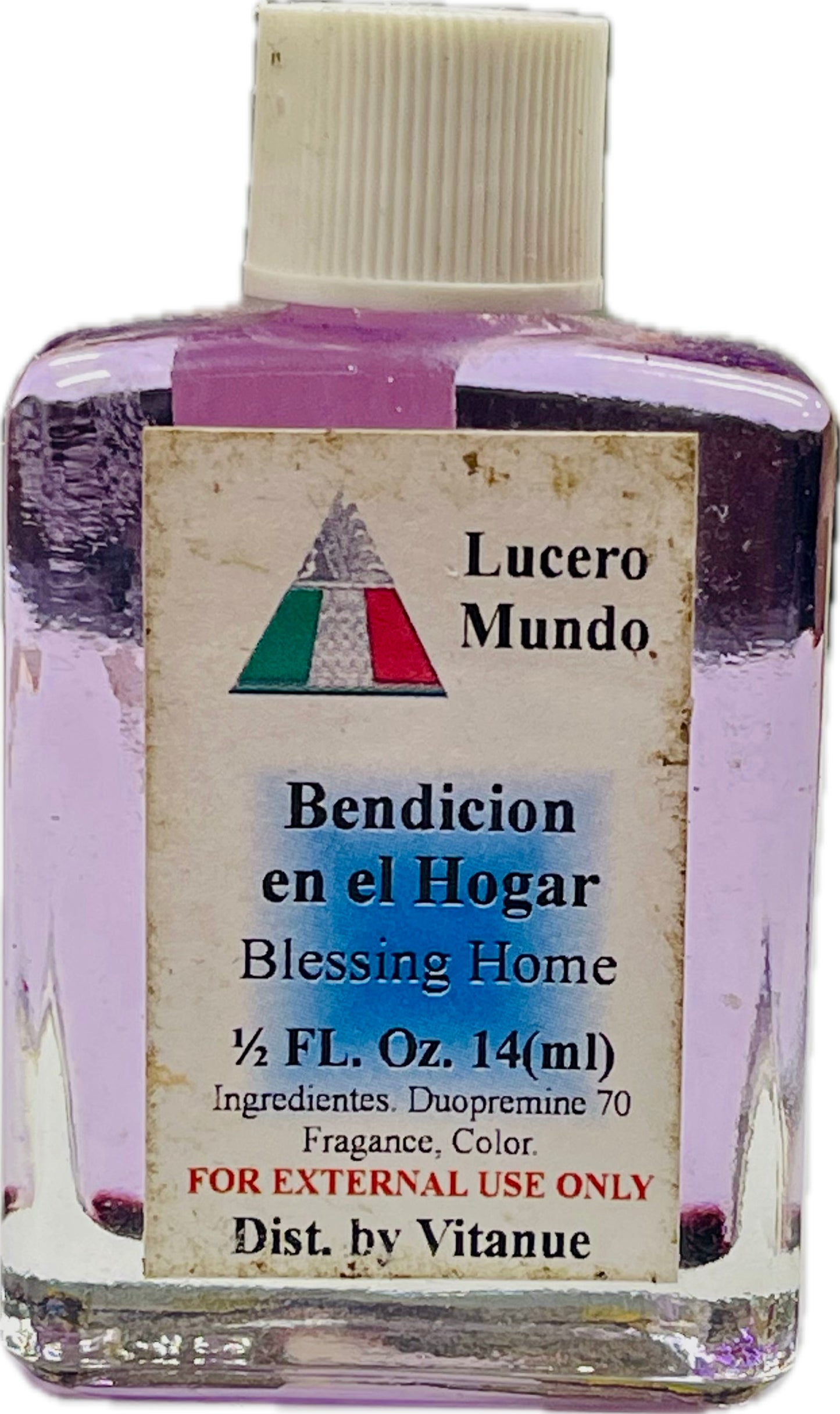 Aciete Bendicion En El Hogar Cuadrado 0.5 Oz