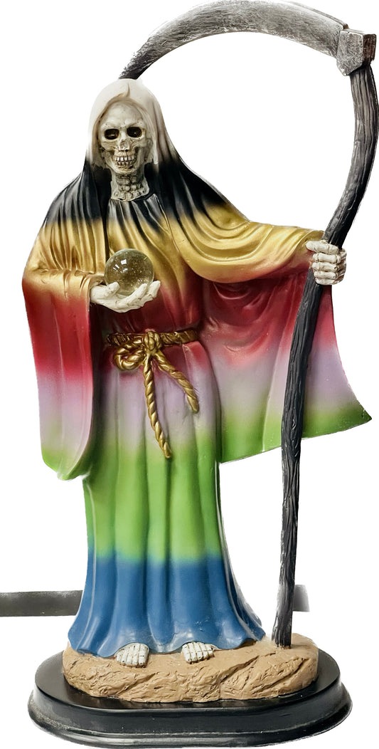Estatua Santa Muerte 12 Inches 7 Colores