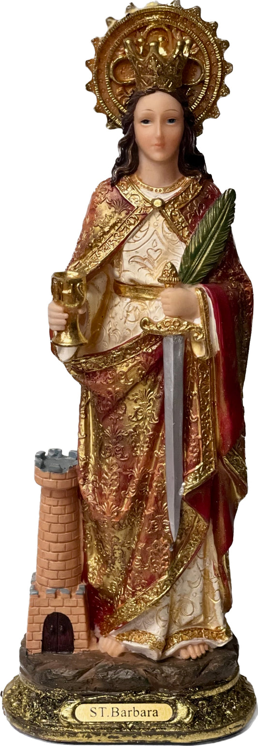 Estatua Santa Barbara 12" Love Gifts