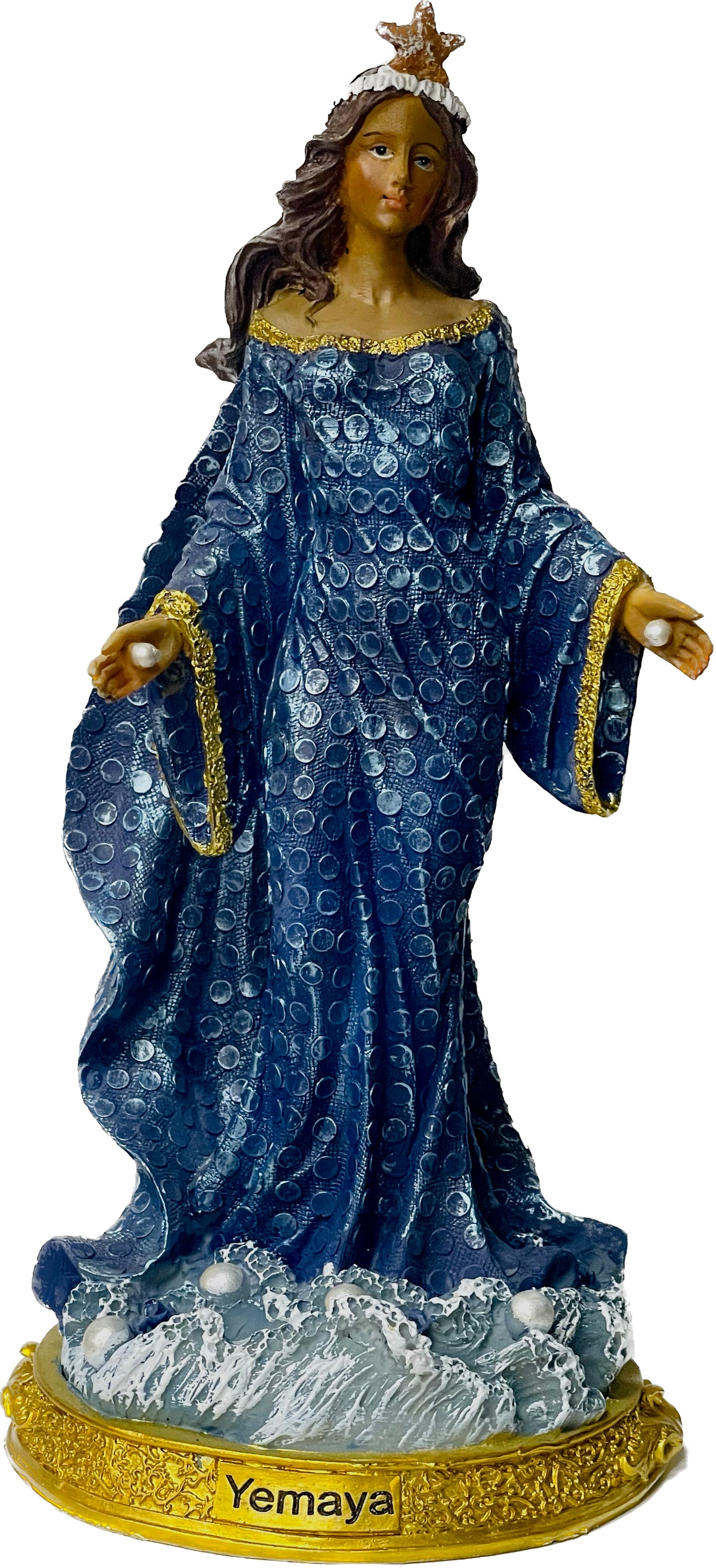 Estatua Yemaya Azul Fuerte Love Gifts