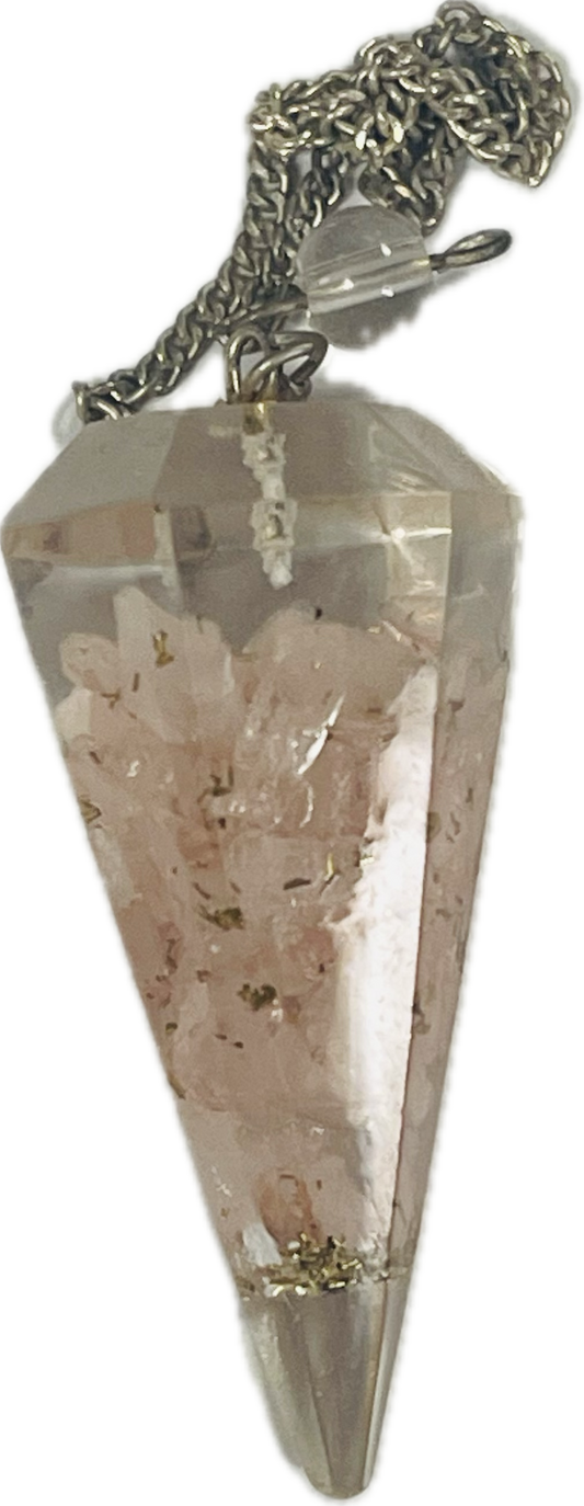 Rose Quartz Pendulo 03