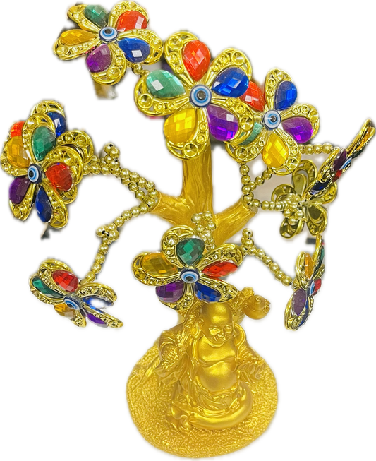 Gold Tree Buda Multicolor Flowers EE-20