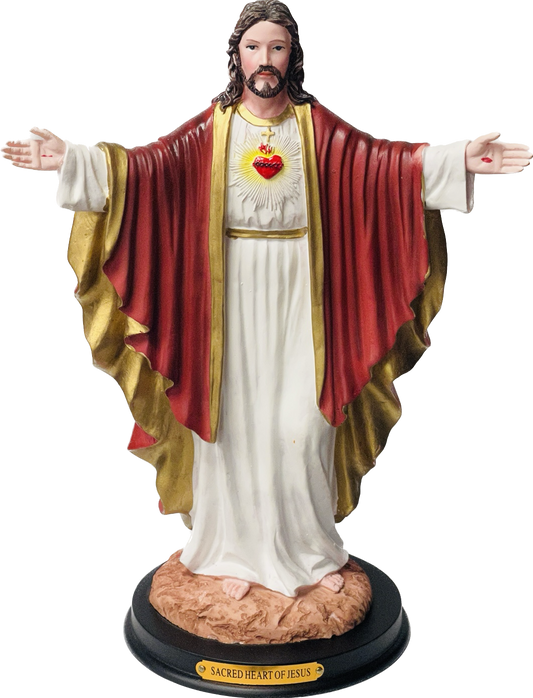 Estatua Sagrado Corazon De Jesus 12in