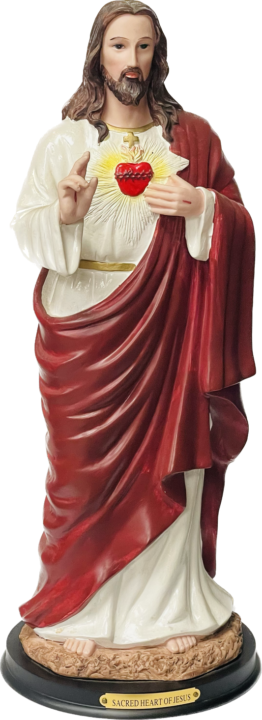 Estatua Sagrado Corazon De Jesús 16in