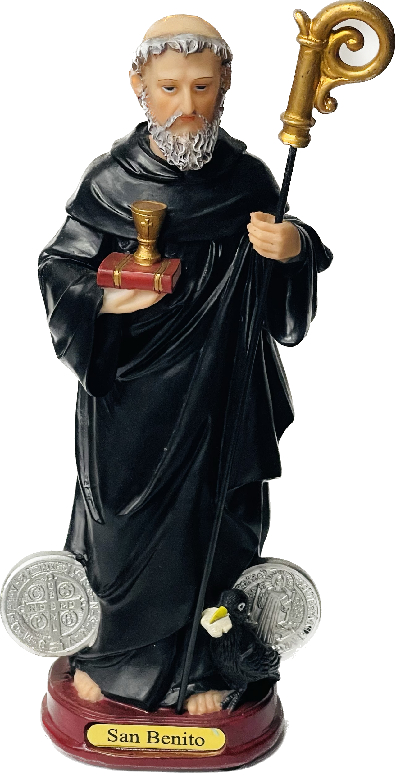 Estatua San Benito 8" Love Gifts