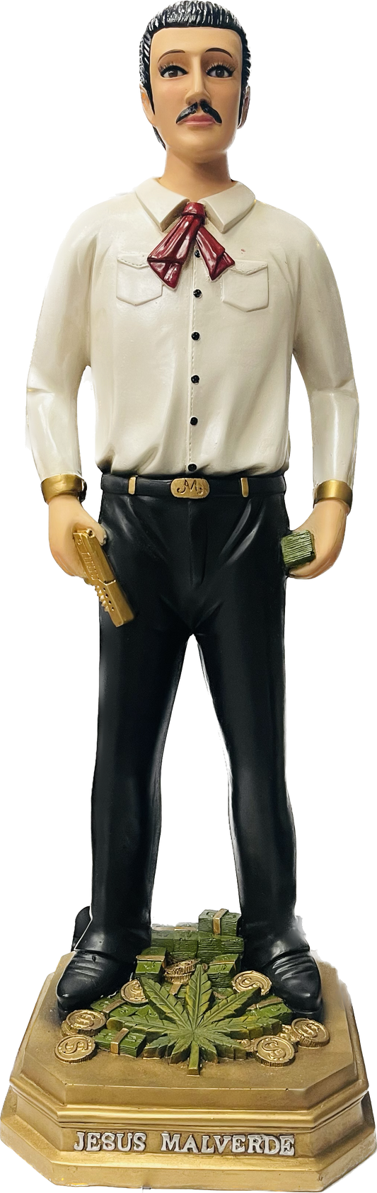 Estatua Jesus Malverde Parado (Santuario) 24"