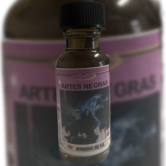 Aceite Arte Negro 0.5onz Bote Redondo