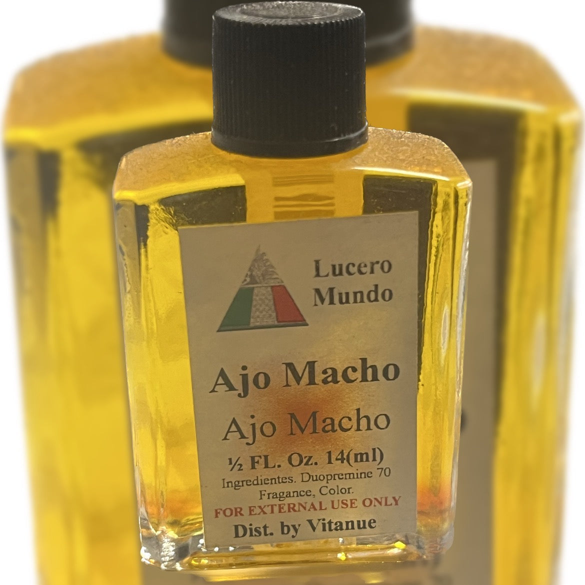 Aceite Ajo Macho 0.5 Oz Bote Cuadrado