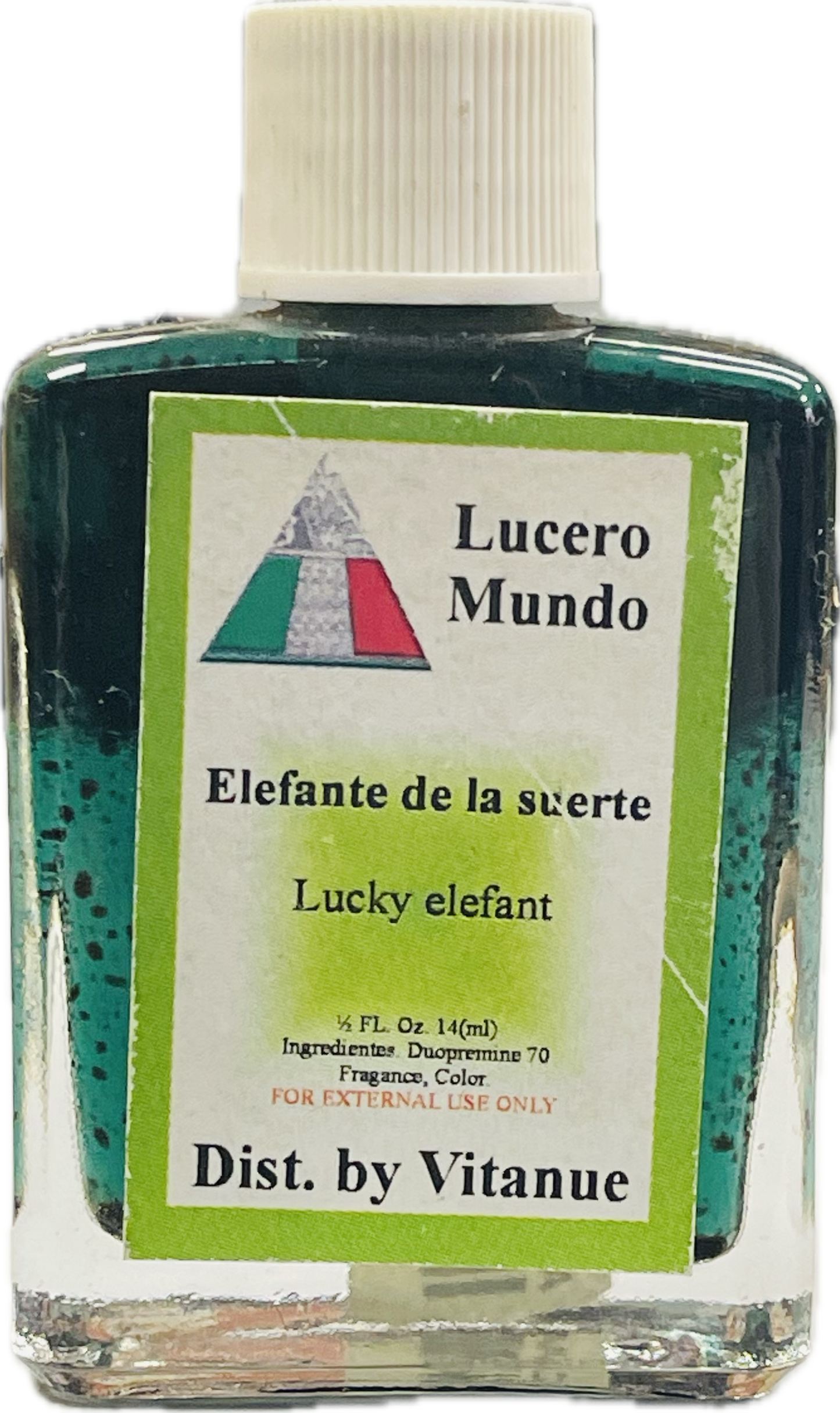 Aceite Elefante De La Suerte 0.5 Onz Bote Cuadrado