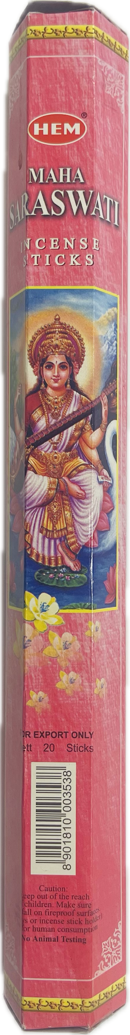 Incienso Stick Maha Saraswati (Hem)