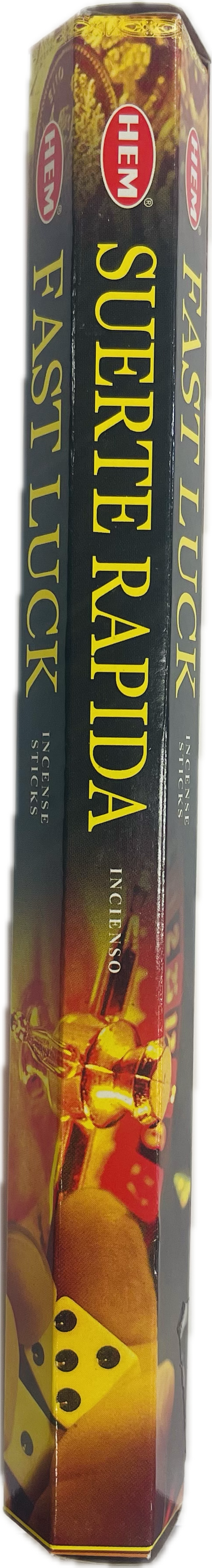 Incienso varita Suerte Rapida (Hem)