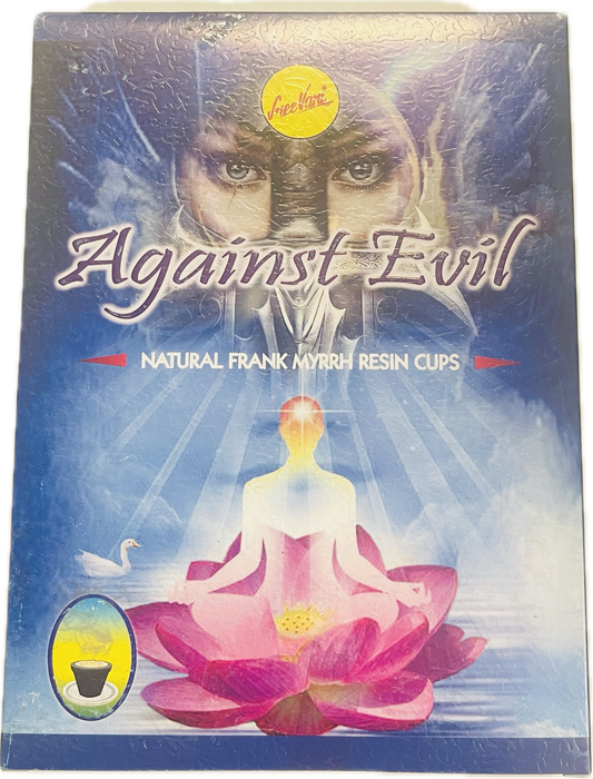 Against Evil Natural Perfumed Resin Incense Cup