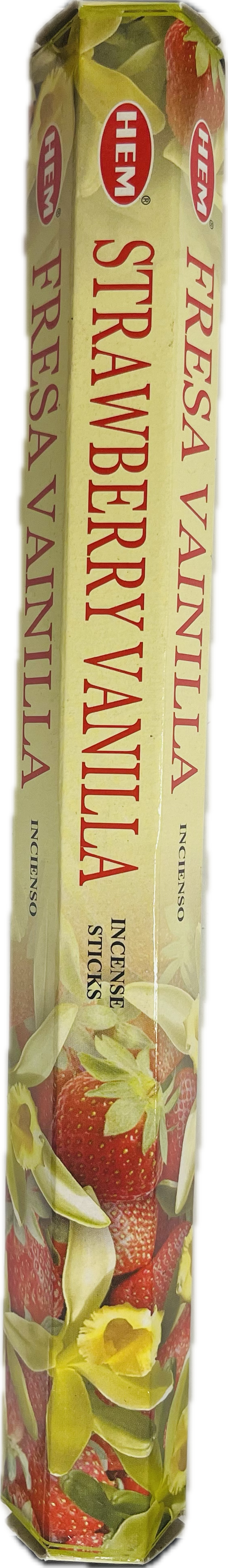 Incienso Varita Fresa Vainilla (Hem)