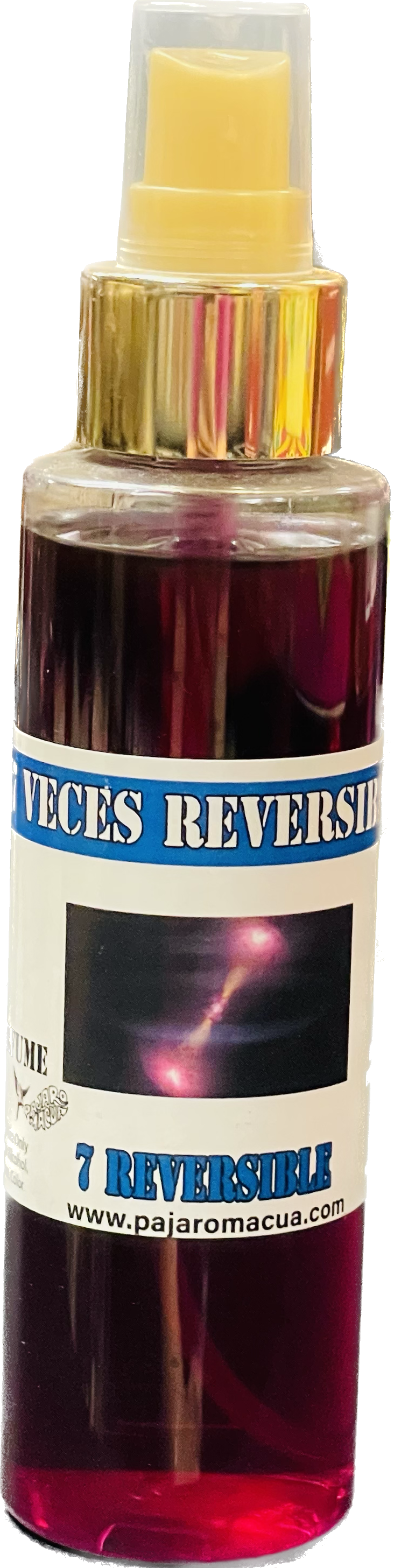 Perfume Tapa Dorado 7 Veces Reversible