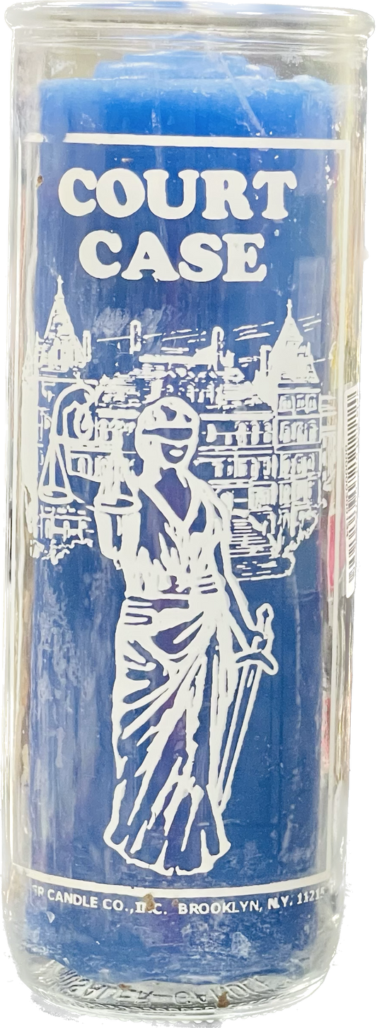 Vela Pull Out Caso de Corte Azul