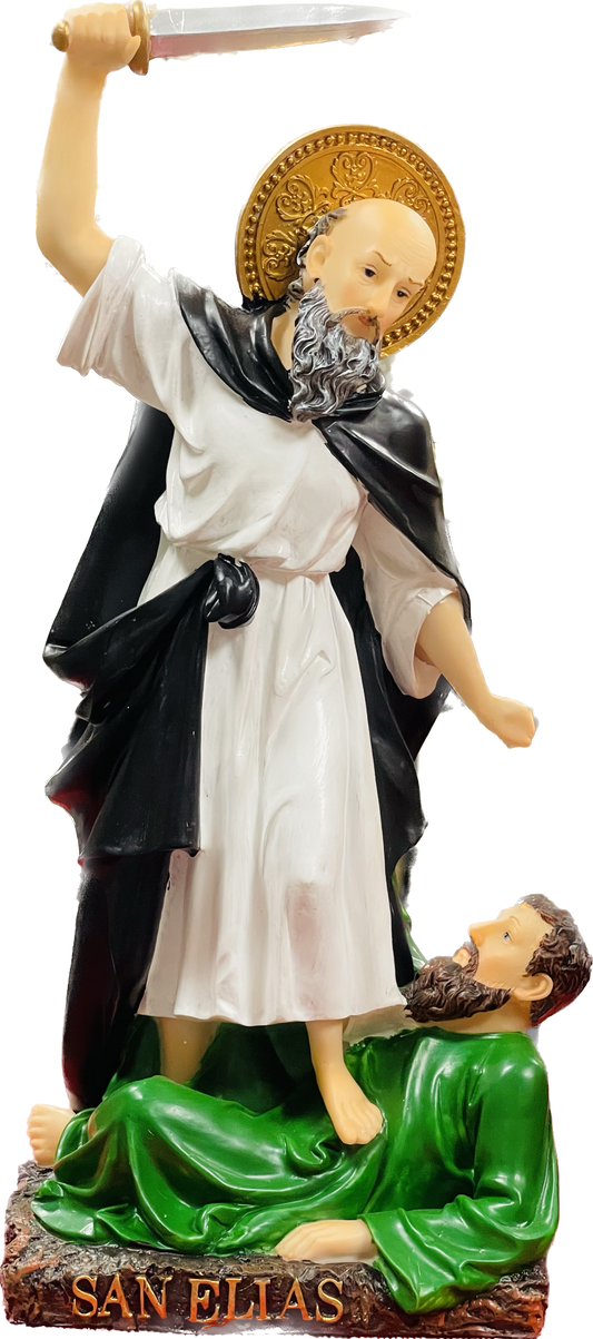 Estatua San Elias En Negro 12" Love Gifts