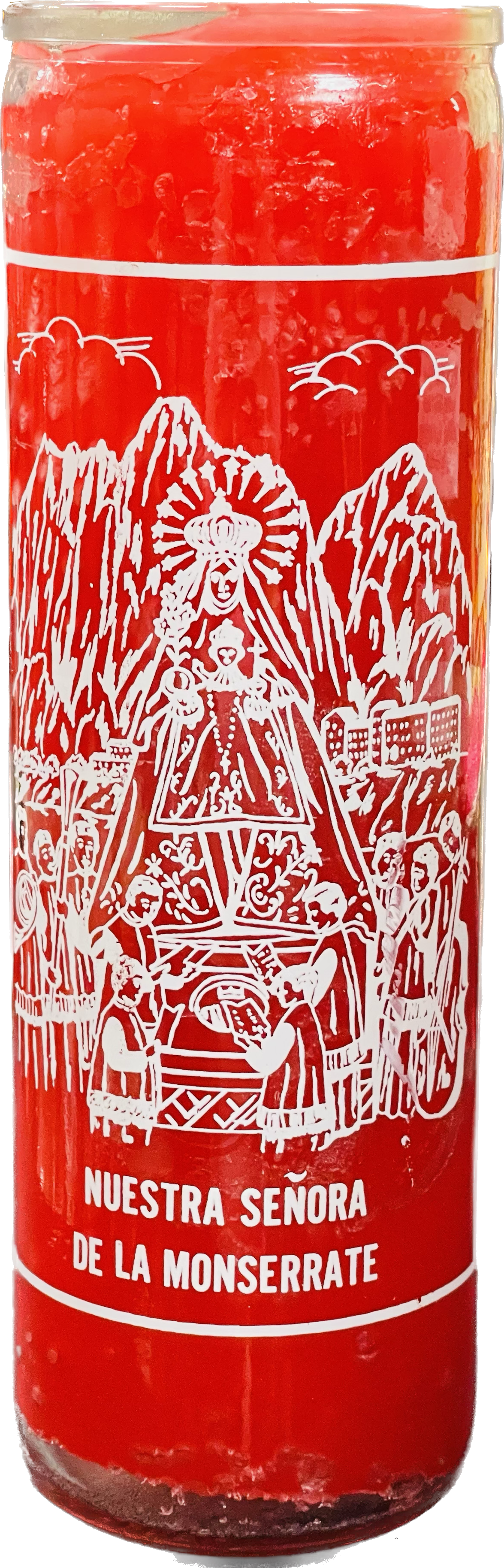 Vela Nuestra Señora De Monserrate /roja