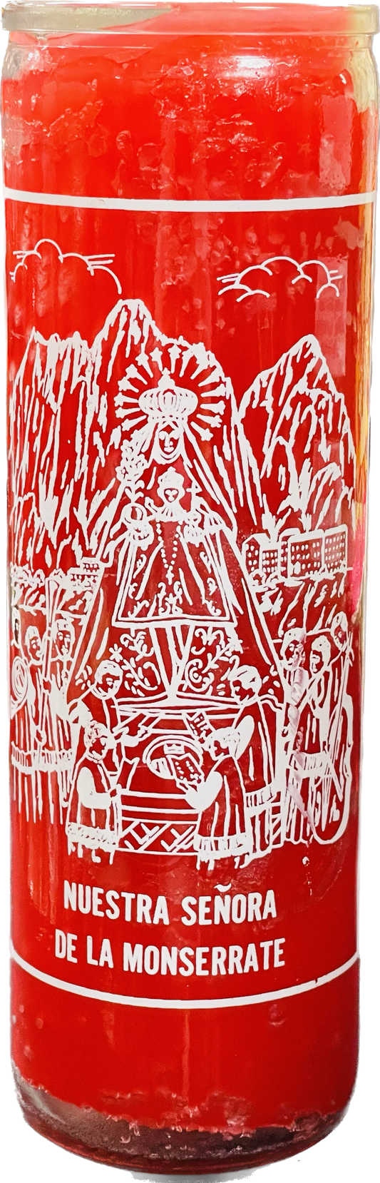 Vela Nuestra Señora De Monserrate /roja
