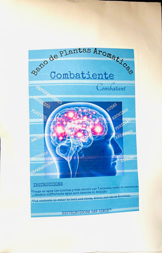 Baño De Plantas Aromatica Combatiente