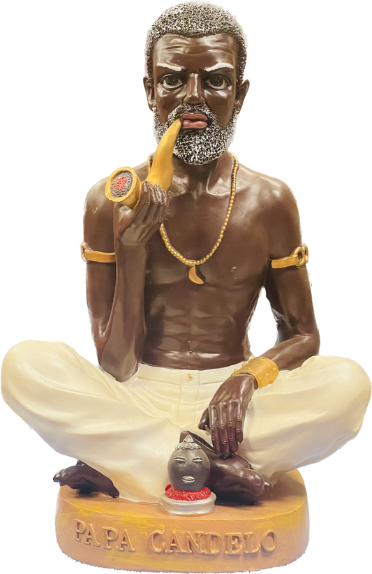 Estatua Papa Candelo In White Pants 12" Love's Gift